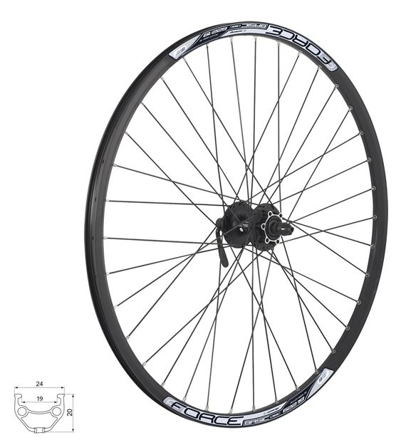 Picture of FORCE 29ER DISC FRONT WHEEL